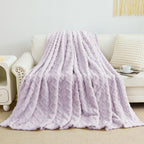 Aganear Fleece Throw Blanket - Cozy Soft Lightweight Fuzzy Throw Blanket for Women Portable Throw Blankets for Couch, Warm Present for Birthday, Christmas, Halloween, Housewarming(50"x60", Khaki)