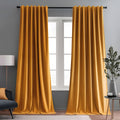 Emerald Green Velvet Curtains 84 inches Long Luxury 80% Blackout Curtains for Bedroom Living Room,Thermal Insulated Super Soft Window Drapes Rod Pocket & Back Tab, 52" W x 84" L, 2 Panels