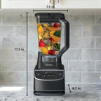 Ninja Professional Blender 2.0 | Smoothie Maker, Drink Mixer, Grinder, Ice Crusher | Total Crushing Technology, Auto-iQ Program, 1200W Power, XL 72-oz. Pitcher | Dark Grey | BR201AMZ