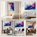 Soon Global Acoustical Wall Panels, 6-Piece 23.62 X 23.62 Inches Art Acoustic Panels, Decorative Acoustic Panels, Acoustic Wall Panels, Sound Absorbing Wall Art, Arcadian Vortex
