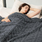 Aganear Fleece Throw Blanket - Cozy Soft Lightweight Fuzzy Throw Blanket for Women Portable Throw Blankets for Couch, Warm Present for Birthday, Christmas, Halloween, Housewarming(50"x60", Khaki)
