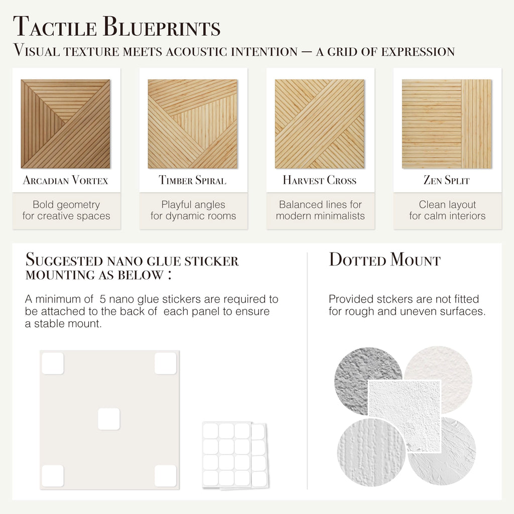 Soon Global Acoustical Wall Panels, 6-Piece 23.62 X 23.62 Inches Art Acoustic Panels, Decorative Acoustic Panels, Acoustic Wall Panels, Sound Absorbing Wall Art, Arcadian Vortex