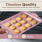 Country Kitchen Nonstick Stackable Bakeware Set - Durable, Easy Release Baking Set- 22 Pc. Includes Silicone Muffin Cups