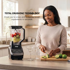 Ninja Professional Blender 2.0 | Smoothie Maker, Drink Mixer, Grinder, Ice Crusher | Total Crushing Technology, Auto-iQ Program, 1200W Power, XL 72-oz. Pitcher | Dark Grey | BR201AMZ