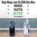 Ninja SLUSHi Frozen Drink & Slushie Machine with RapidChill Technology | 88 oz. Easy Fill Vessel | 5 Preset Programs | Make Margaritas, Frappés, & More | With Dishwasher Safe Parts | Black | FS301