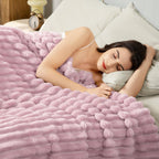 Aganear Fleece Throw Blanket - Cozy Soft Lightweight Fuzzy Throw Blanket for Women Portable Throw Blankets for Couch, Warm Present for Birthday, Christmas, Halloween, Housewarming(50"x60", Khaki)
