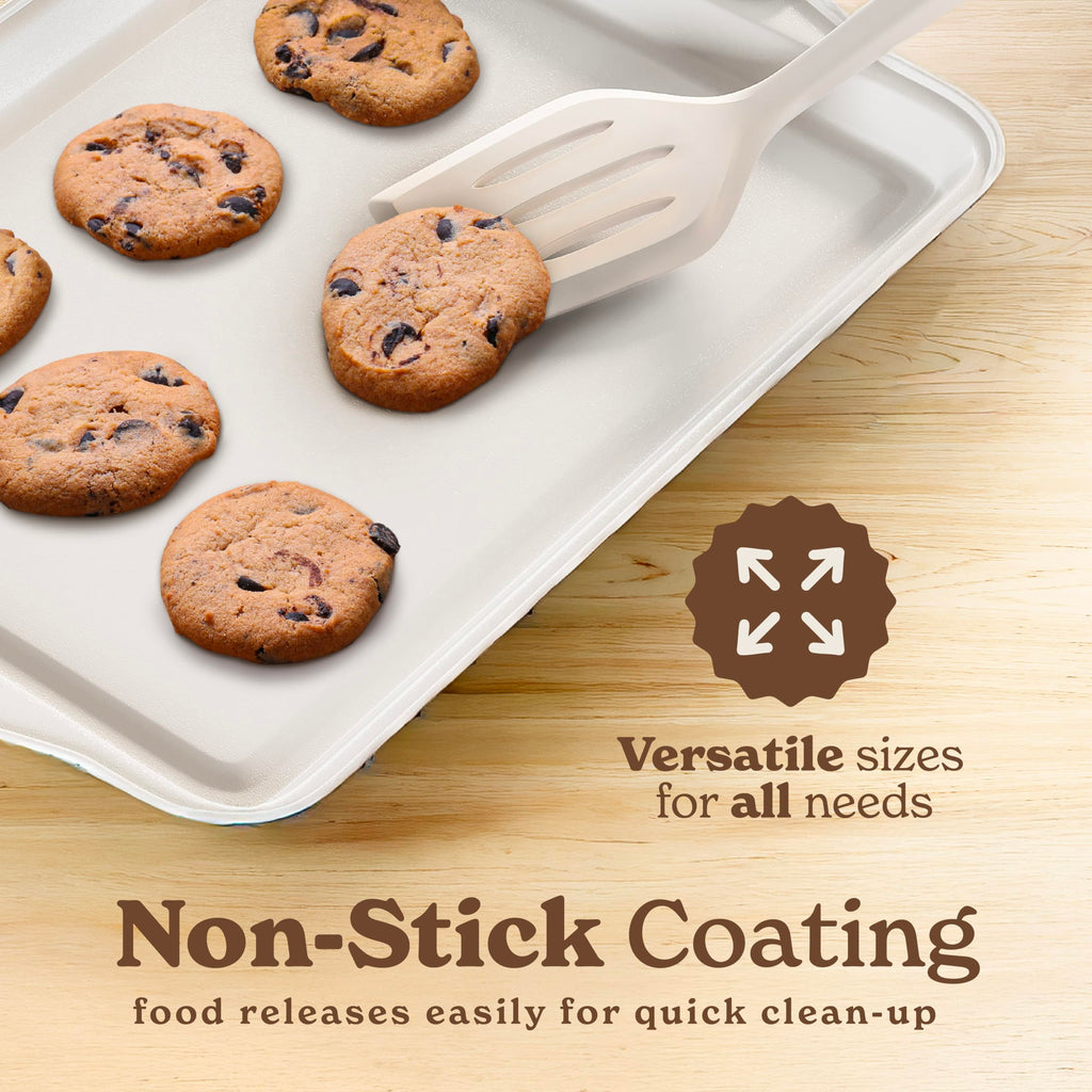 Country Kitchen Nonstick Stackable Bakeware Set - Durable, Easy Release Baking Set- 22 Pc. Includes Silicone Muffin Cups