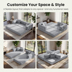 78.8" Convertible Futon Sofa Bed,Corduroy Futon Couch with Storage Pocket,Folding Pull Out Sofa,No Assembly Boneless Couch for Living Room | Pink