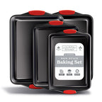 Country Kitchen Nonstick Stackable Bakeware Set - Durable, Easy Release Baking Set- 22 Pc. Includes Silicone Muffin Cups