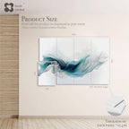 Soon Global Acoustical Wall Panels, 6-Piece 23.62 X 23.62 Inches Art Acoustic Panels, Decorative Acoustic Panels, Acoustic Wall Panels, Sound Absorbing Wall Art, Arcadian Vortex