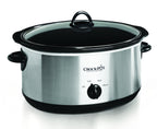 Crock-Pot 7-Quart Manual Slow Cooker, Family Size Serves 8+ People & Fits 6-lb Roast, Removable Stoneware with Warming Setting, Dishwasher Safe for Easy Cleanup, Turquoise