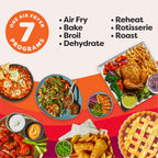Instant Pot 6QT VORTEX Plus Air Fryer, 6-in-1, Air Fry, Broil, Dehydrate, Crisp, Roast, Reheat, Bake, Dishwasher-Safe Airfryer basket, from the Makers of Instant Pot, Stainless Steel