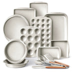 Country Kitchen Nonstick Stackable Bakeware Set - Durable, Easy Release Baking Set- 22 Pc. Includes Silicone Muffin Cups