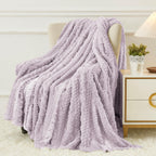 Aganear Fleece Throw Blanket - Cozy Soft Lightweight Fuzzy Throw Blanket for Women Portable Throw Blankets for Couch, Warm Present for Birthday, Christmas, Halloween, Housewarming(50"x60", Khaki)