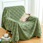 Aganear Fleece Throw Blanket - Cozy Soft Lightweight Fuzzy Throw Blanket for Women Portable Throw Blankets for Couch, Warm Present for Birthday, Christmas, Halloween, Housewarming(50"x60", Khaki)