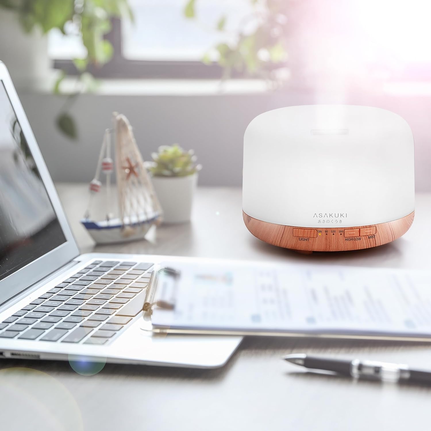 Premium Aromatherapy Diffuser Kit – 500ML with 6 Essential Oils